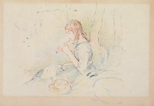 The Flageolet Player by Berthe Morisot